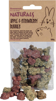 Naturals Treats Apple & Strawberry Bunnies