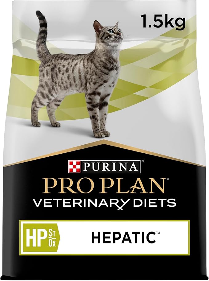 Pro Plan Pro Plan Veterinary Diets Hp St Hepatic Chicken Adult Dry Cat Food pet food packaging