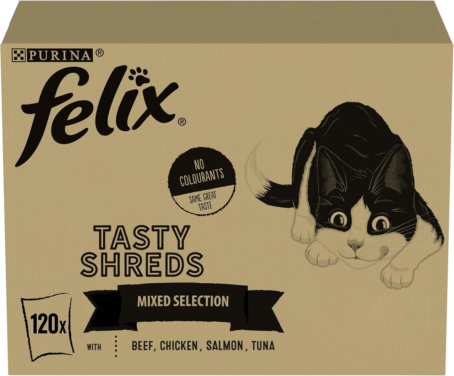 Felix Tasty Shreds Mixed Selection in Gravy Wet Cat Food