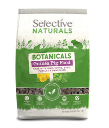 Front View of Supreme Science Selective Botanicals Guinea Pig Pellets & Nuggets - 1.5kg