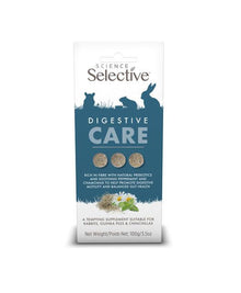 Front View of Supreme Science Selective Digestive Care Small Animal Supplement - 100g