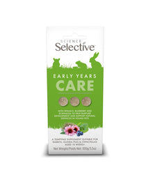 Front View of Supreme Science Selective Early Years Care Small Animal Supplement - 100g