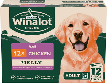 WINALOT Classics Mixed in Jelly Chicken Wet Dog Food