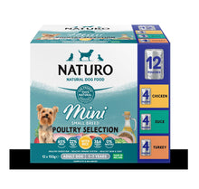 Naturo Adult Mini Dog Pouch Poultry Selection with Rice