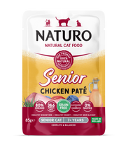 Naturo Cat Senior Chicken Paté Pouch