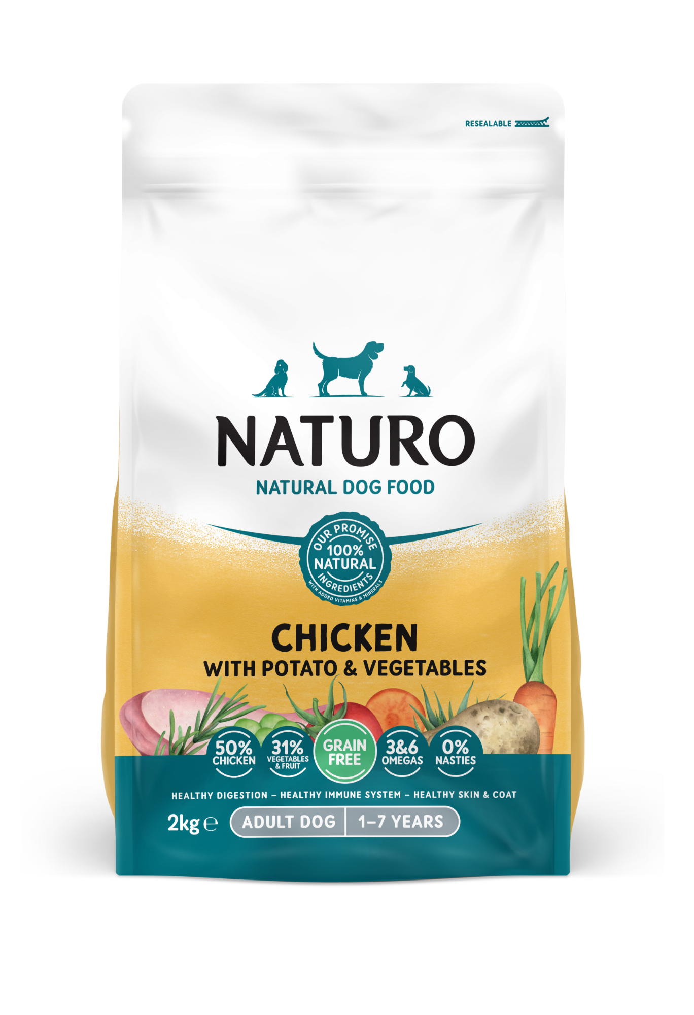 Naturo Complete Dry Dog Chicken Potato & Veg