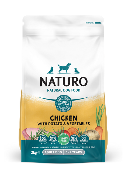 Naturo Complete Dry Dog Chicken Potato & Veg