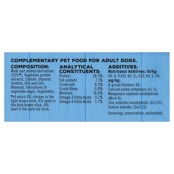 Bakers Rewards Mixed Variety Dog Treats with Beef, Chicken & Lamb - 100g