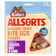 Bakers Allsorts Dog Treats with Chicken, Beef & Lamb
