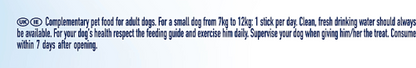 DENTALIFE Small Dental Chicken Dog Chews 7 Sticks
