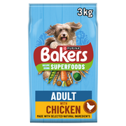 Bakers Adult Dry Dog Food with Chicken and Vegetable