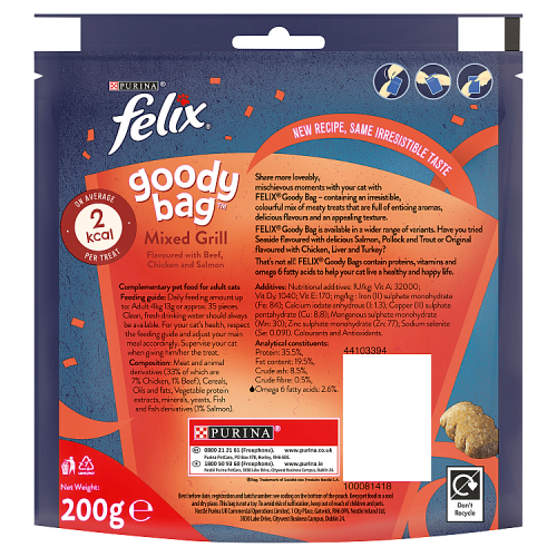 FELIX Goody Bag Mixed Grill Cat Treats
