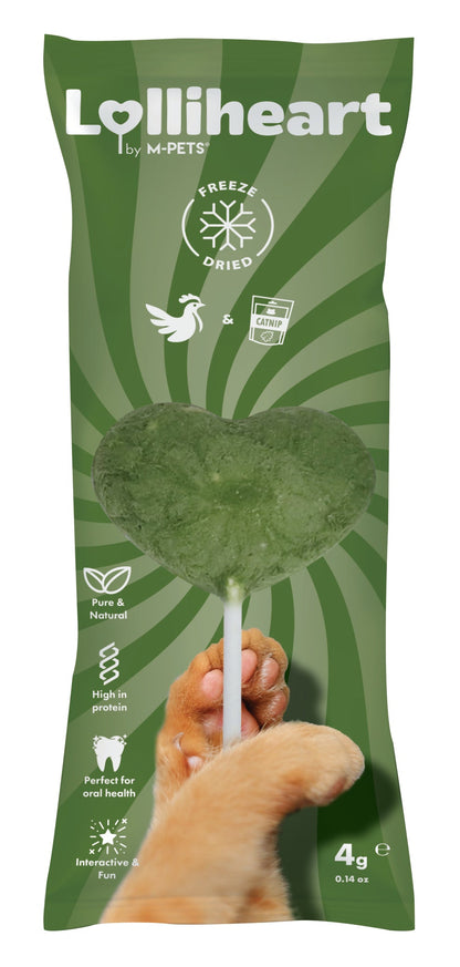 Lolliheart Chicken & Catnip Cat Treat