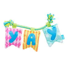 BARK Happy Yay Banner Dog Toy