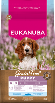 Eukanuba Puppy and Junior Small Medium Grain Free Ocean Fish