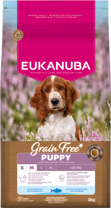 Eukanuba Puppy and Junior Small Medium Grain Free Ocean Fish