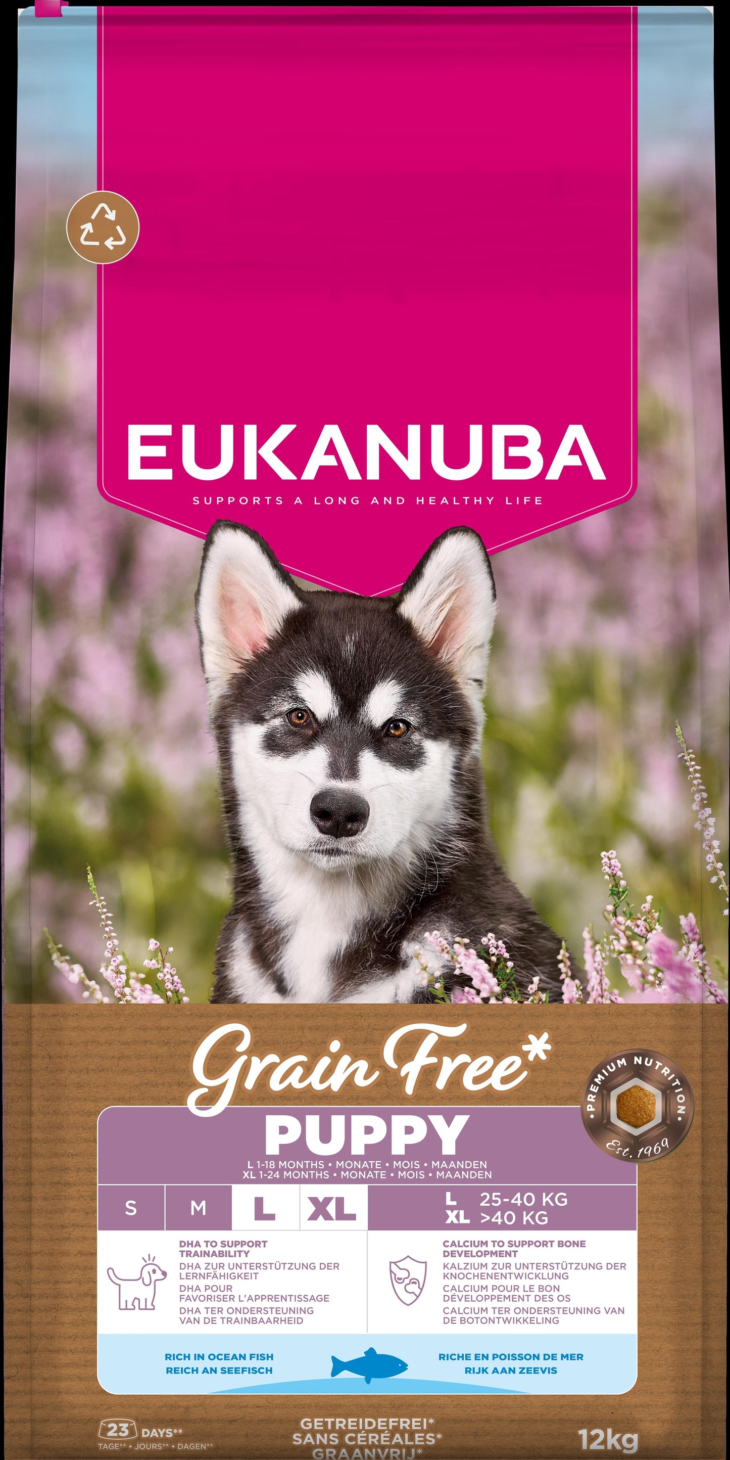 Eukanuba Puppy and Junior Large Grain Free Ocean Fish