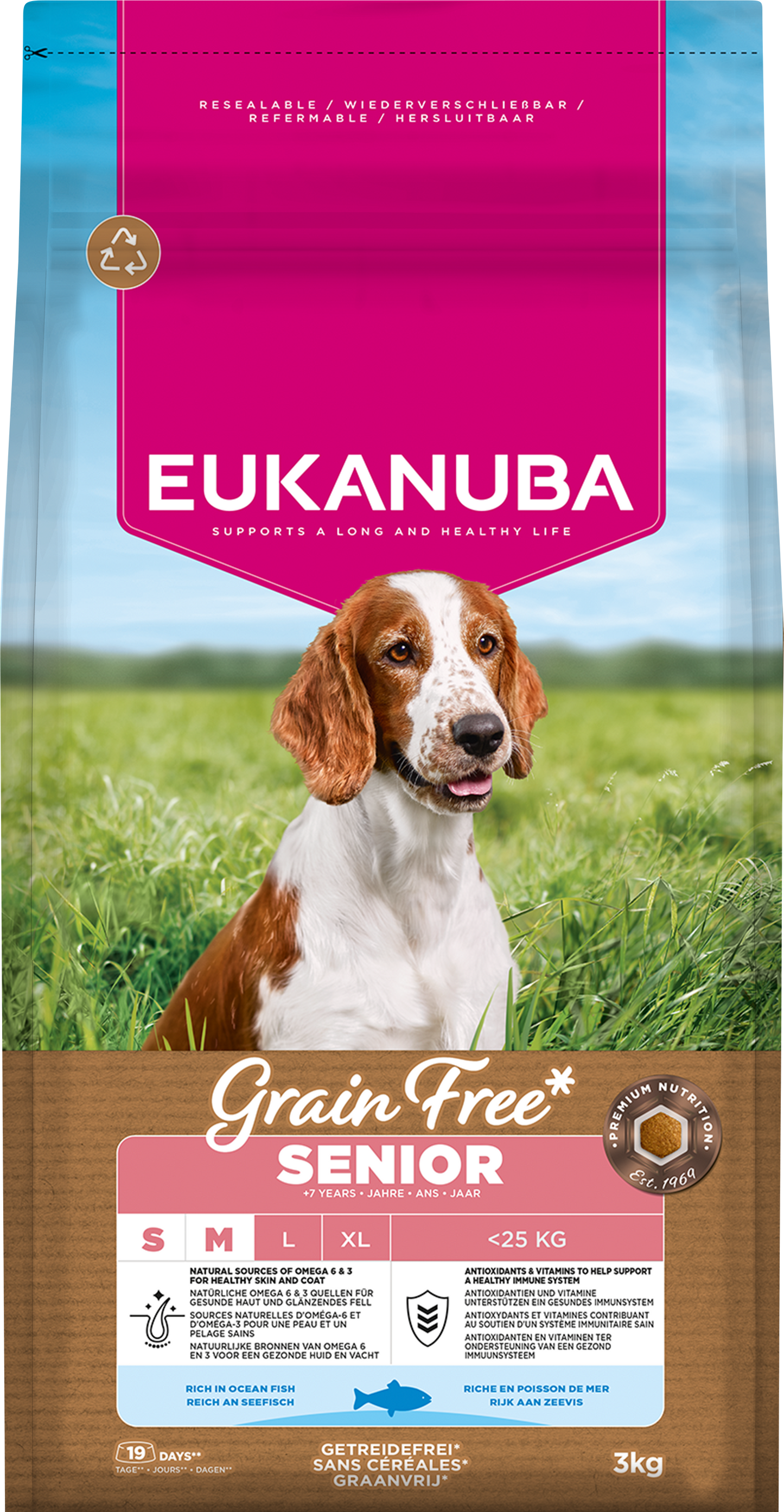 Eukanuba Senior Small Medium Grain Free Ocean Fish