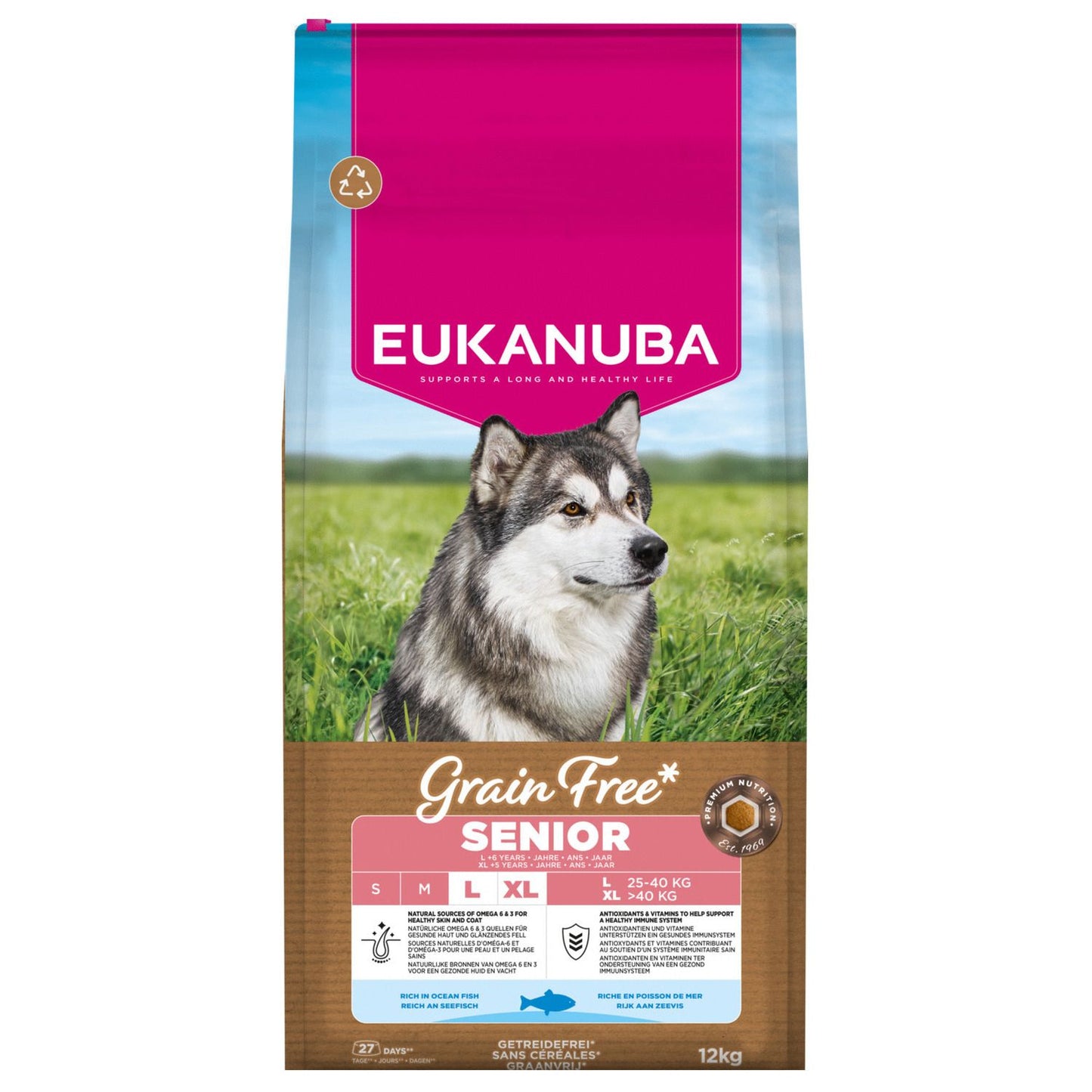 Eukanuba Senior Large Grain Free Ocean Fish