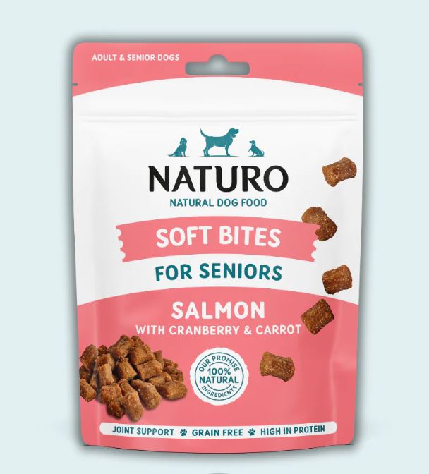Naturo Senior Salmon Bite Dog Treats