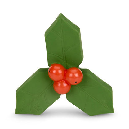 Petface Christmas Latex Holly Dog Toy