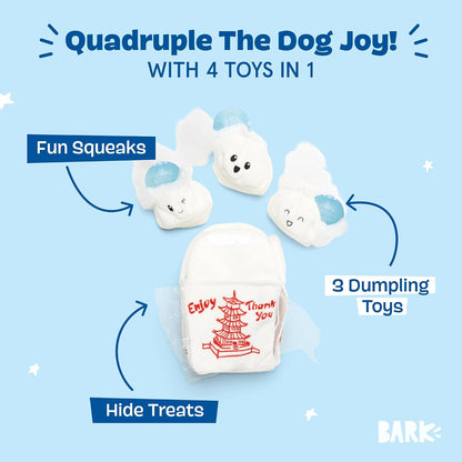 BARK Andi's Dumplings 4 in 1 Interactive Dog Toy