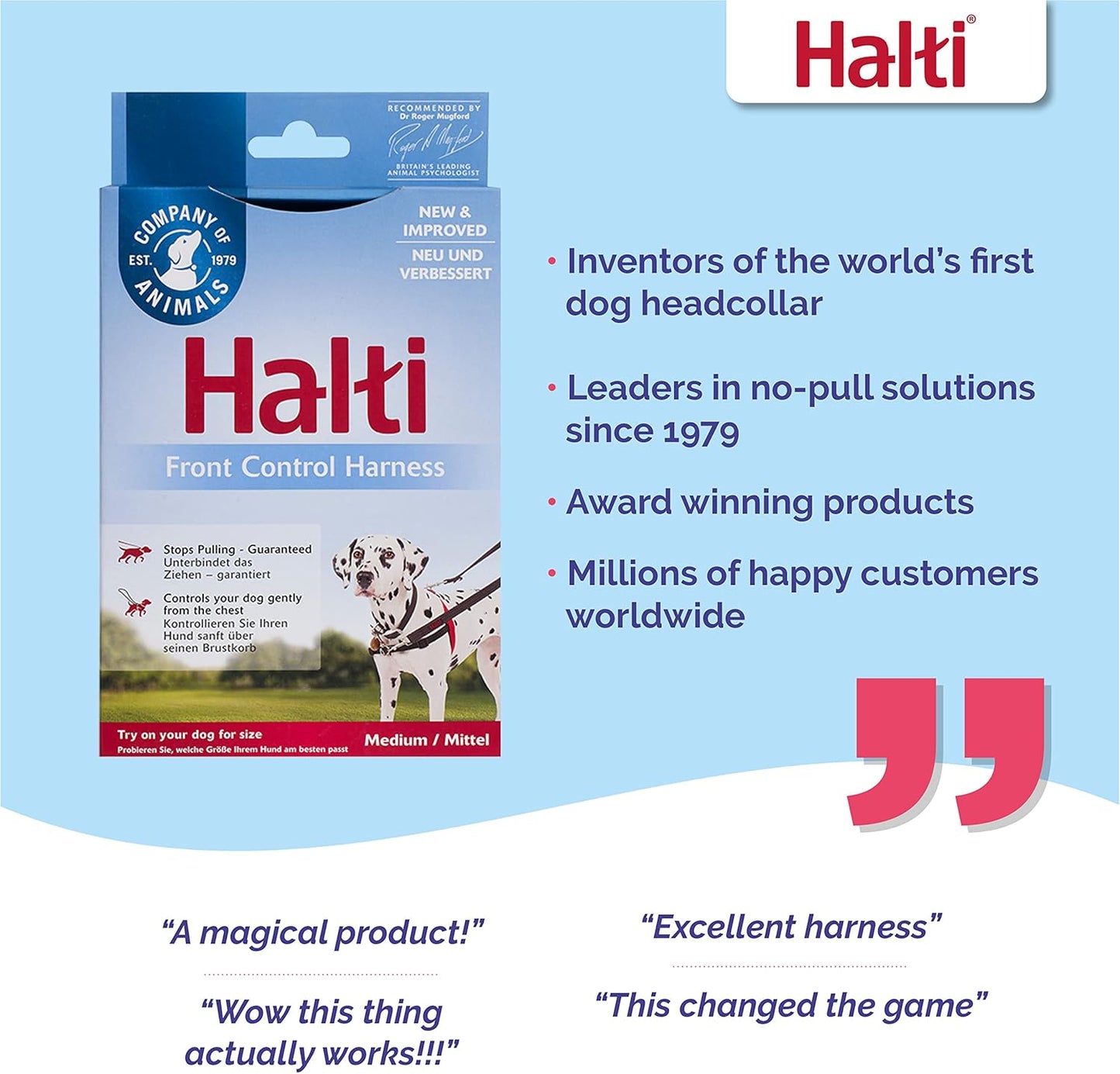 Halti Train Front Control Dog Training Harness