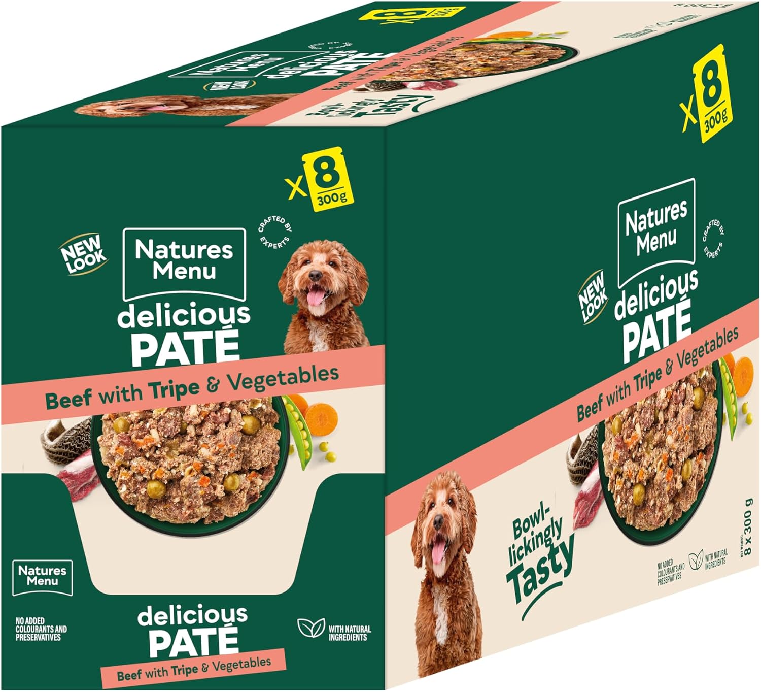Natures menu Natures Menu Tripe Beef Adult Wet Dog Food pet food packaging