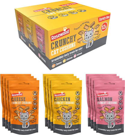 Daily Eats Crunchy Cushions Cat Treats Variety Box
