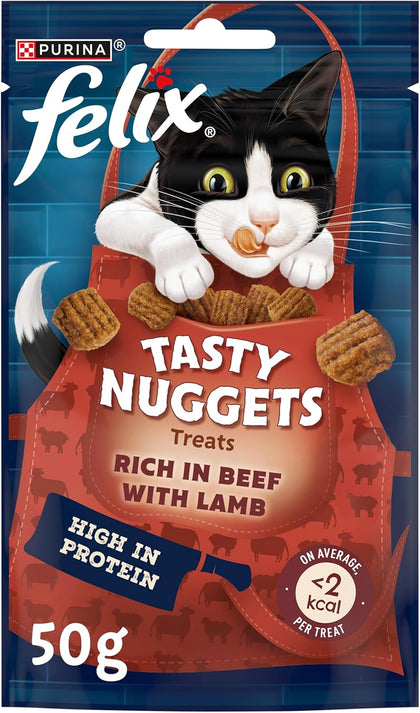 Felix Tasty Nuggets Beef and Lamb Cat Treats