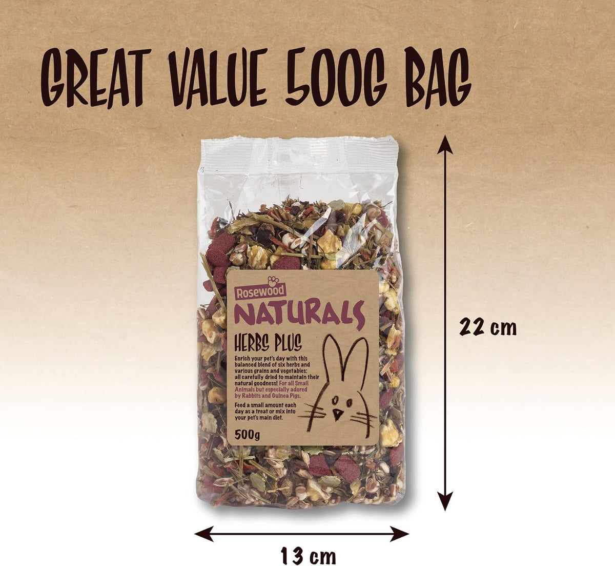 Naturals Herbs Plus Small Animal Treat