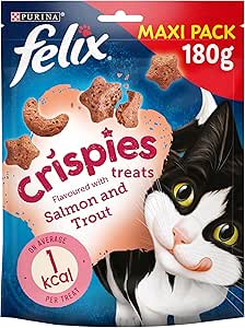 Felix Crispies Salmon and Trout Adult Cat Treats