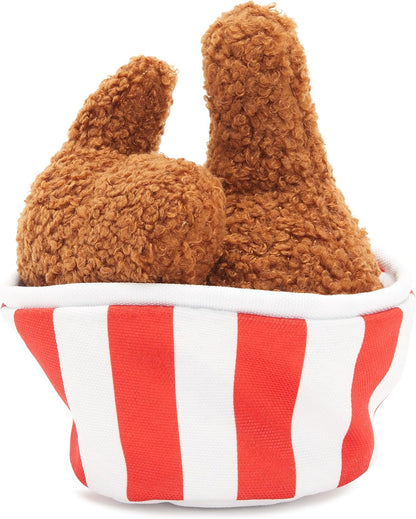 BARK Bucket O'Fried Licken 3 in 1 Interactive Dog Toy