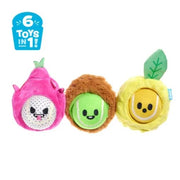 BARK Fruity Cutie Tropical Trio 6 in 1 Interactive Dog Toy