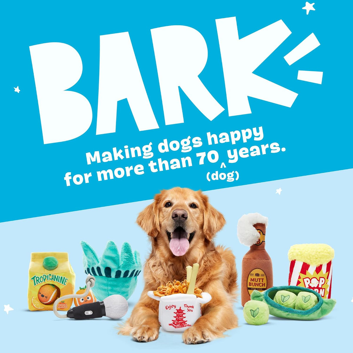 BARK Corn on The Slob Tug Dog Toy