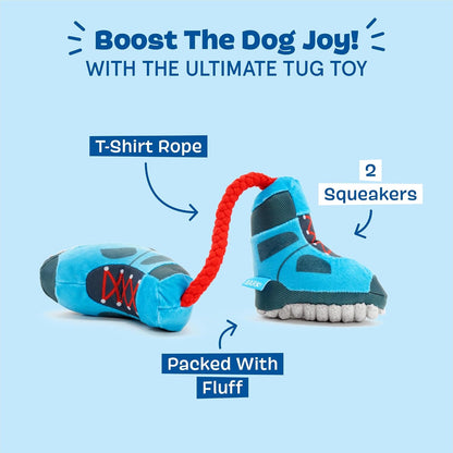 BARK Appalachian Tail Boots Tug Dog Toy