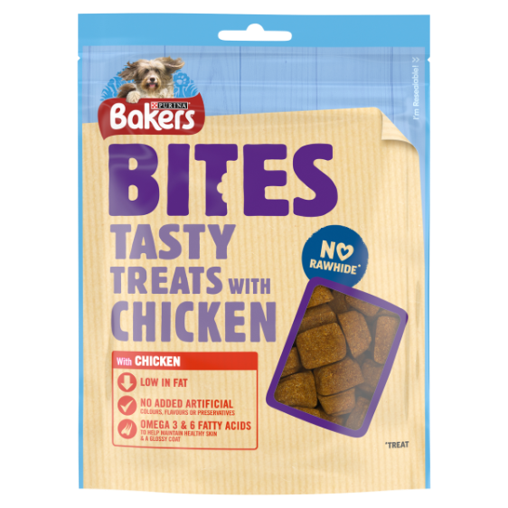 Bakers Chicken Bites Dog Treats - 130g