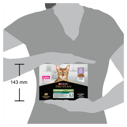 Pro Plan Sterilised Turkey in Jelly Adult Wet Cat Food