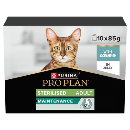 Pro Plan Sterilised Oceanfish in Jelly Adult Wet Cat Food