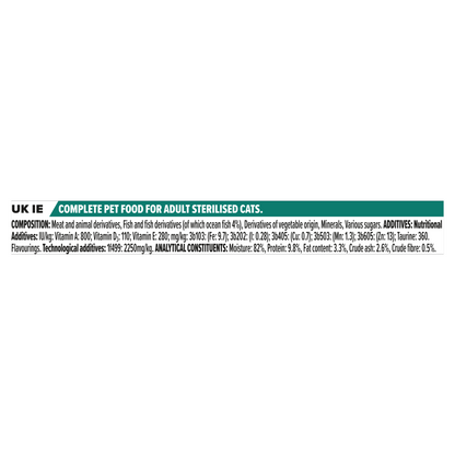Pro Plan Sterilised Oceanfish in Jelly Adult Wet Cat Food