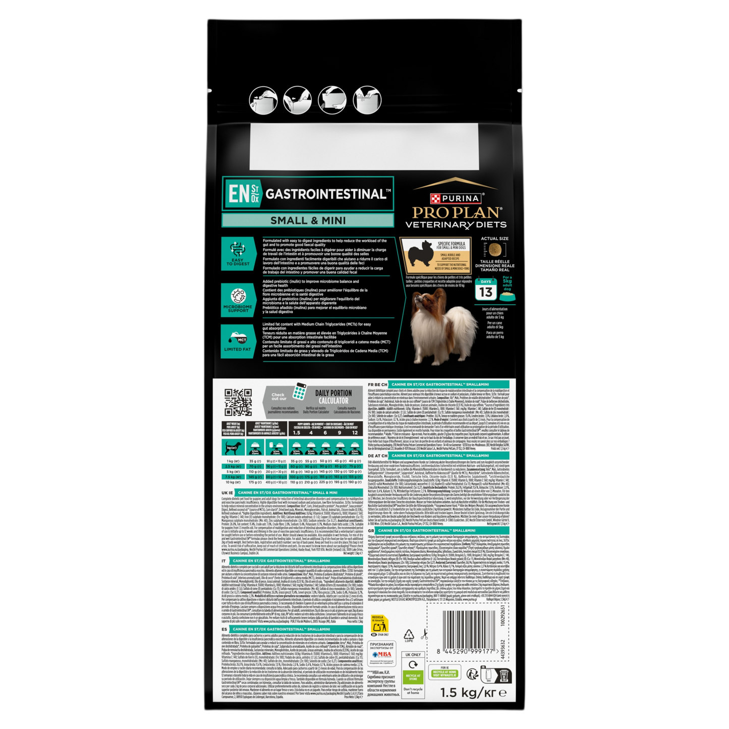 Purina Pro Plan Veterinary Diets EN Canine St/Ox Gastrointestinal Small & Mini Puppy & Adult Dry Dog Food