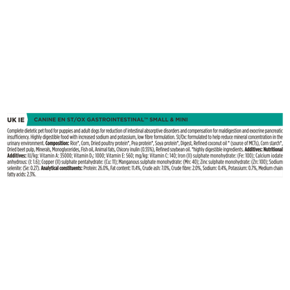 Purina Pro Plan Veterinary Diets EN Canine St/Ox Gastrointestinal Small & Mini Puppy & Adult Dry Dog Food