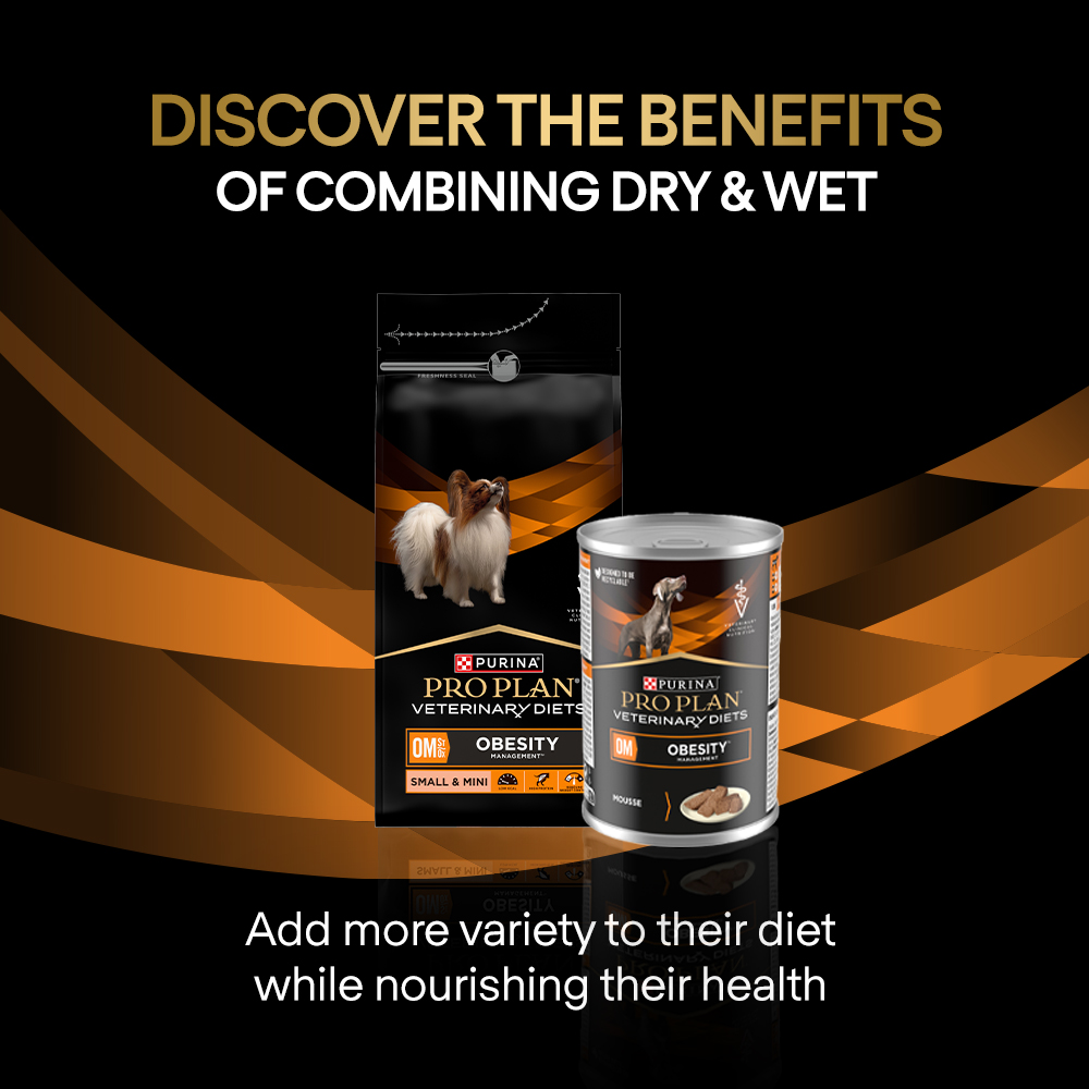 Purina Pro Plan Veterinary Diets OM Canine St/Ox Obesity Management Small & Mini Adult Dry Dog Food