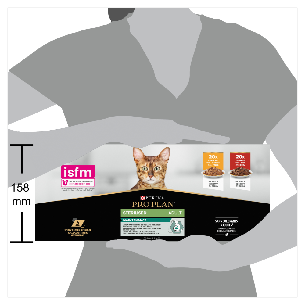 Pro Plan Sterilised Beef & Chicken in Gravy Adult Wet Cat Food