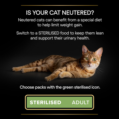 Pro Plan Sterilised Beef & Chicken in Gravy Adult Wet Cat Food