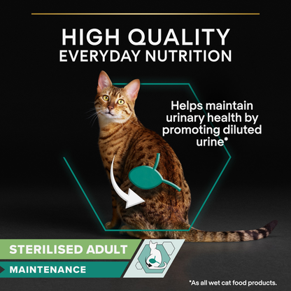 Pro Plan Sterilised Beef & Chicken in Gravy Adult Wet Cat Food