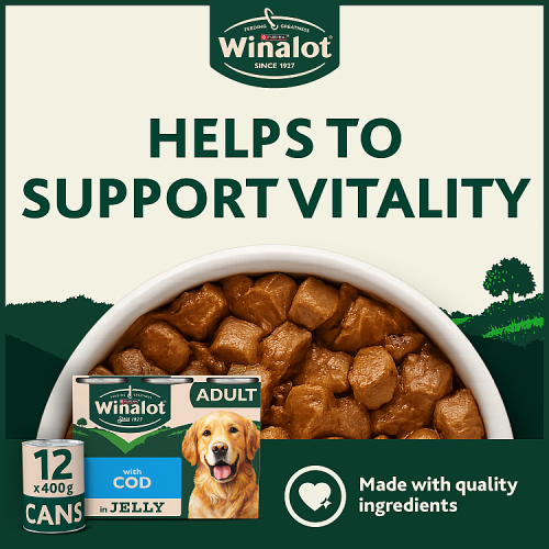 WINALOT Classics Mixed in Jelly Cod Wet Dog Food