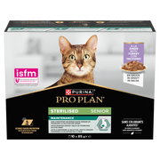 Purina Pro Plan Senior 7+ Sterilised Maintenance with Turkey in Gravy Wet Cat Food Pouches
