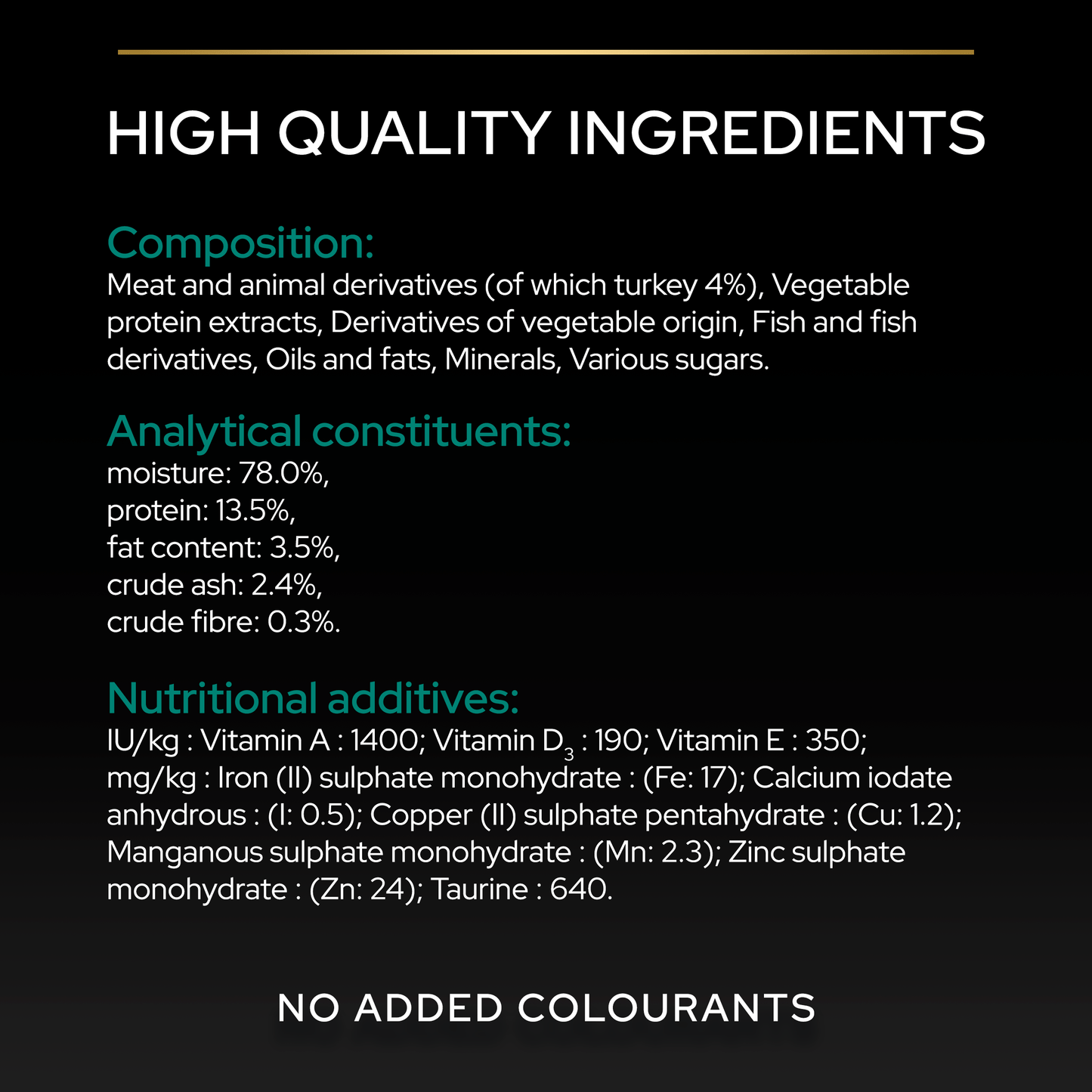 Purina Pro Plan Senior 7+ Sterilised Maintenance with Turkey in Gravy Wet Cat Food Pouches