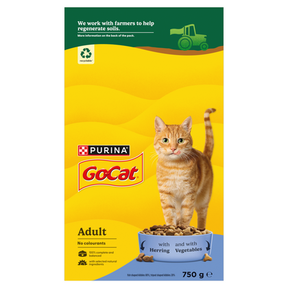 Go-Cat Adult Dry Cat Food - Herring & Vegetable